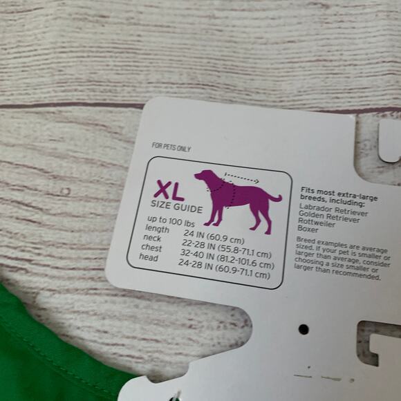 Boots & Barkley Green Floral Pet Dog Dress Size Extra Large Up to 100lbs - Picture 10 of 10